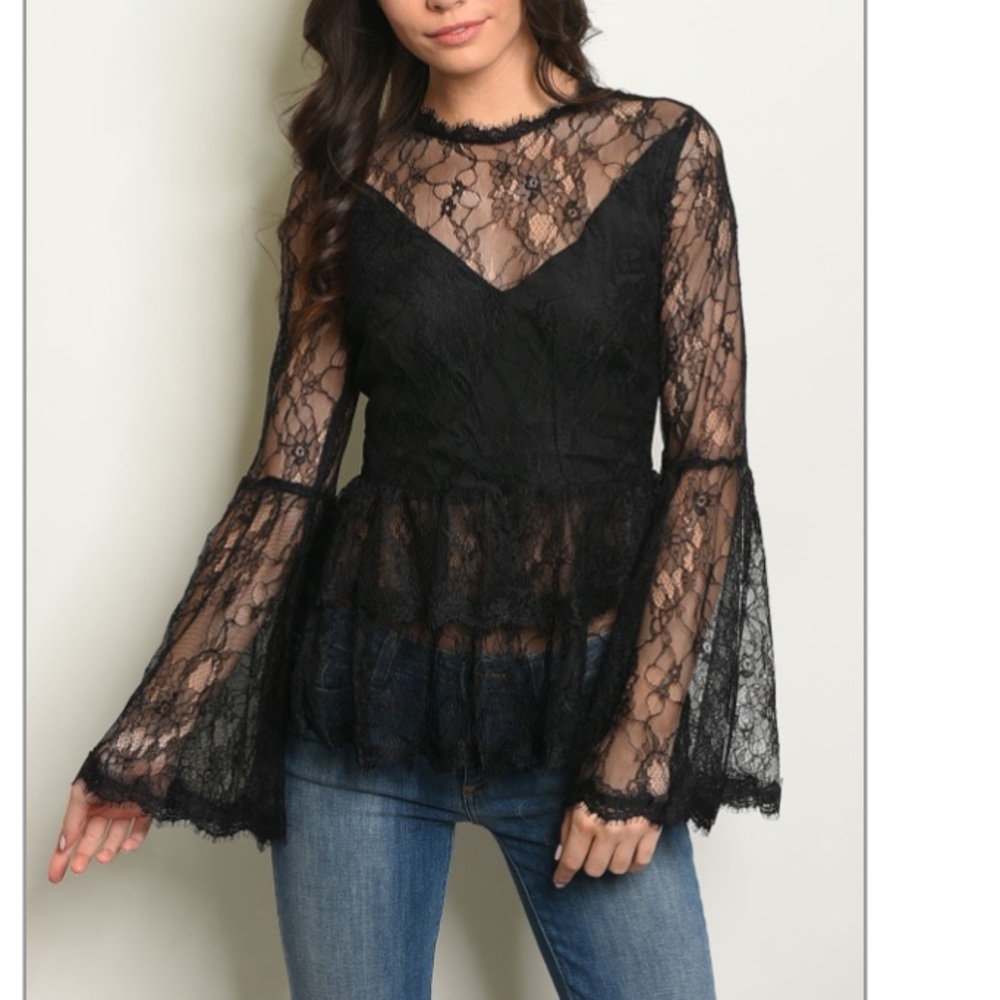 Only 2 left. Beautiful Lace Top
